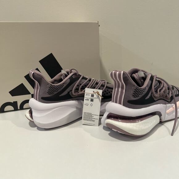 NIB Adidas Lifestyle Alphaboost Running Shoe Purple Size 8.5 - Picture 6 of 9